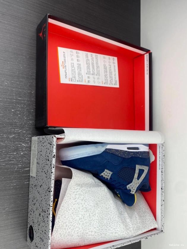 Rep TB AJ4-1036660 Air Jordan Michigan Retro 4 (PE) 0806